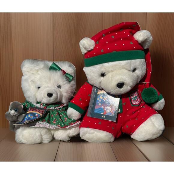 1990 Santa Bears Dream Adventure Dayton Hudson RARE HTF Miss Santabear Orig Tag - Picture 1 of 5